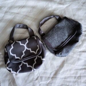 2pc JJ Cole Infant Baby Pacifier Pod Pouch Storage Gray Accessory